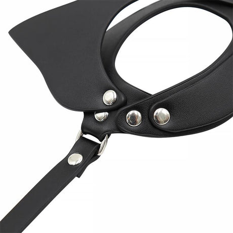 Котешка маска с къси уши – BDSM аксесоар | Intoyou®