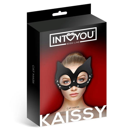 Котешка маска с къси уши – BDSM аксесоар | Intoyou®