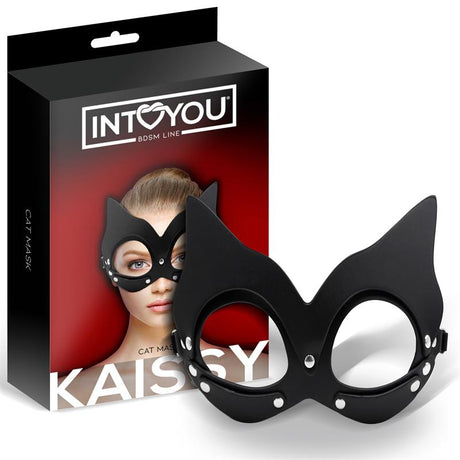 Котешка маска с къси уши – BDSM аксесоар | Intoyou®