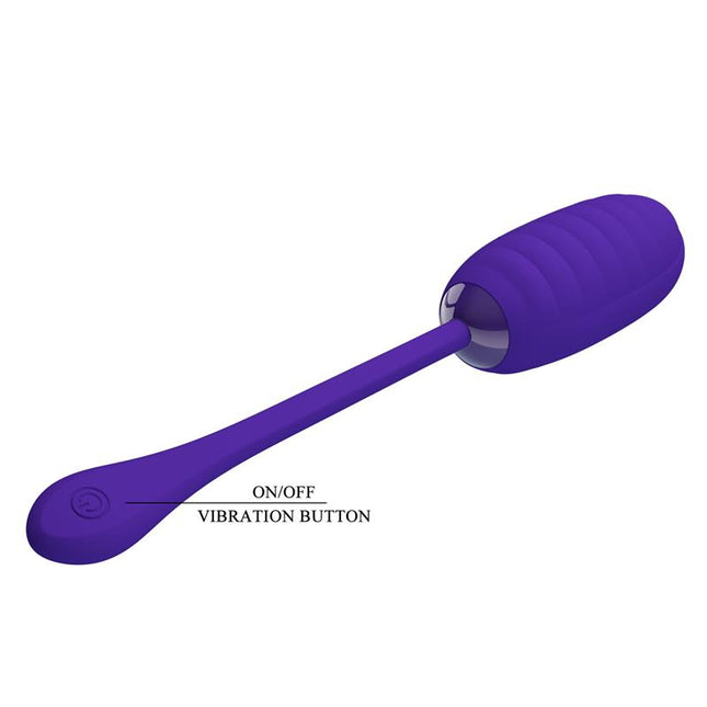 PRETTYLOVE Kirk – вибриращо яйце с 12 режима, USB