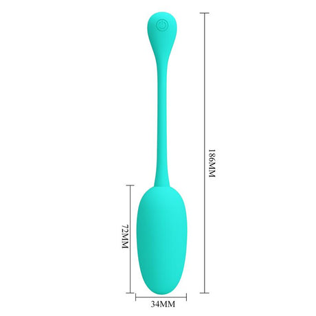 PRETTYLOVE Knucker Vibrating Egg – 12 вибрационни режима, USB зареждане