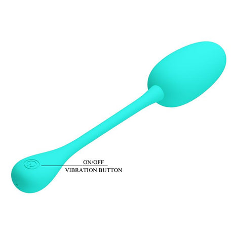 PRETTYLOVE Knucker Vibrating Egg – 12 вибрационни режима, USB зареждане