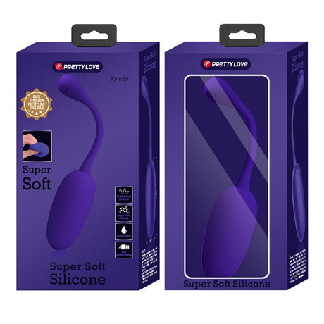 PRETTYLOVE Knucker – вибриращо яйце с 12 режима, USB зарядно