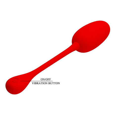 Knucker Vibrating Egg Red