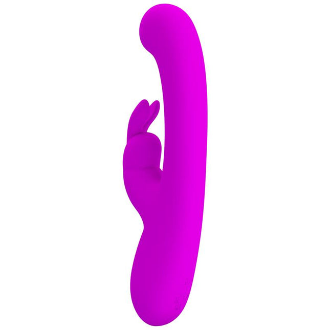 PRETTYLOVE Lamar – вибратор с G-точка и клиторен стимулатор, USB зареждане