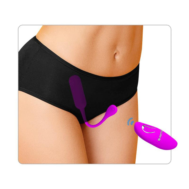 PRETTYLOVE Lechies – вибриращо яйце с дистанционно и USB зареждане