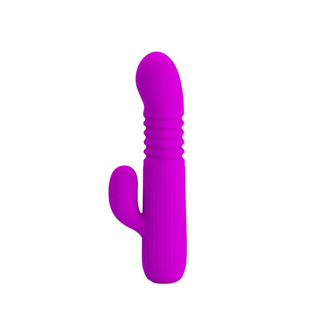 PRETTYLOVE Leopold Thrusting Vibe – USB вибратор с двойна стимулация