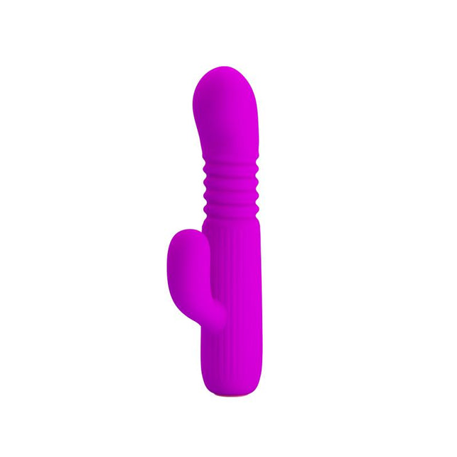 PRETTYLOVE Leopold Thrusting Vibe – USB вибратор с двойна стимулация