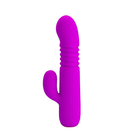 PRETTYLOVE Leopold Thrusting Vibe – USB вибратор с двойна стимулация