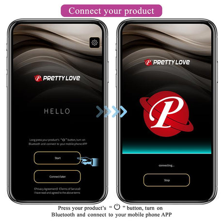 PRETTYLOVE Leviathan – вибриращо яйце с управление през приложение