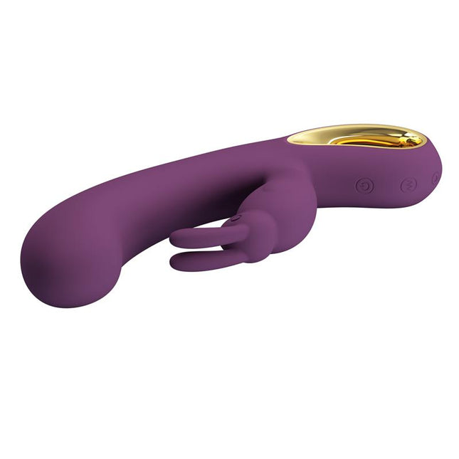PRETTYLOVE Liam – силиконов G-Spot вибратор с приложение, лилав