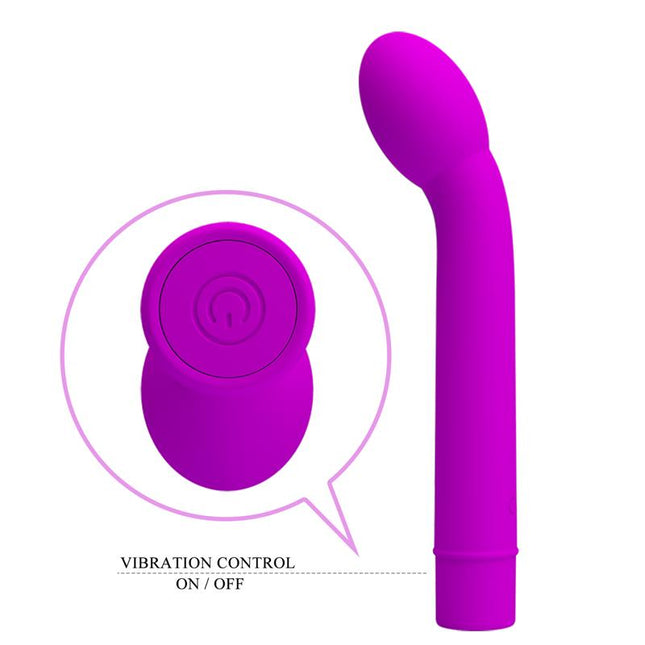 PRETTYLOVE Logan Vibe Purple – компактен вибратор с 10 режима