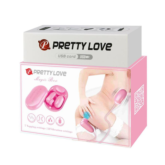 PRETTYLOVE Magic Box – вибриращо яйце и стимулатор с почукване