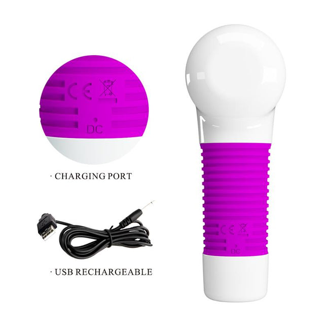 PRETTYLOVE Magic Bun Massager – мощен вибратор с 7 функции