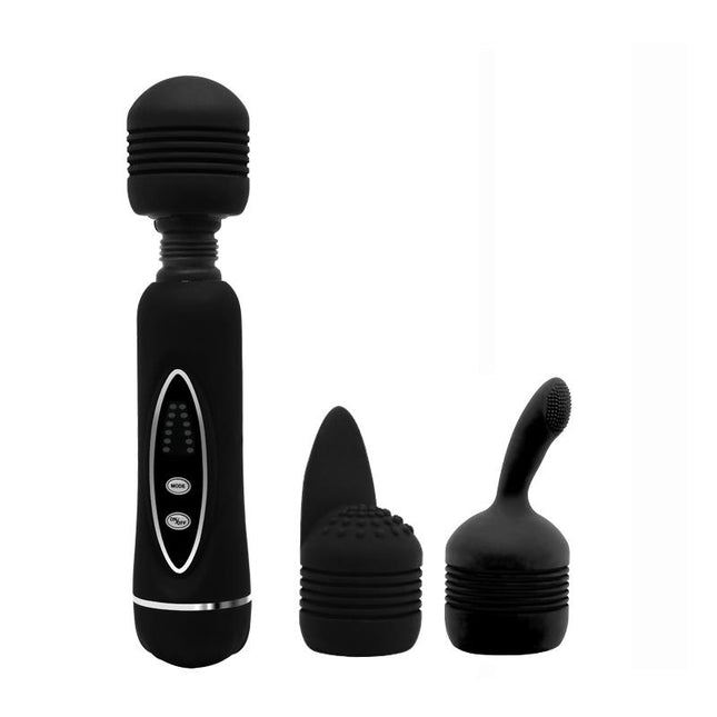 PRETTYLOVE Magic Massager Black – водоустойчив масажор с 12 вибрации