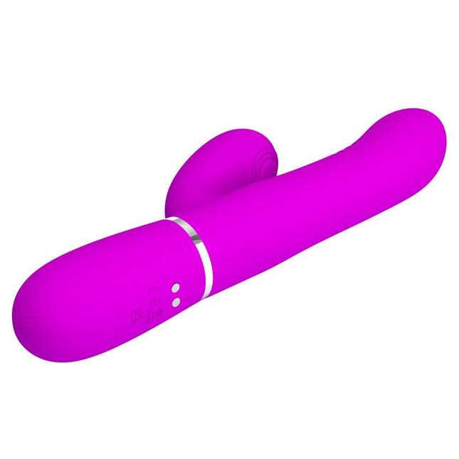 PRETTYLOVE Mariana Vibrator 4 в 1 – силиконов, фуксия