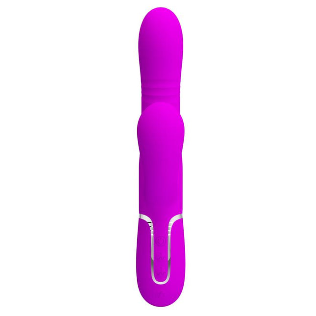 PRETTYLOVE Mariana Vibrator 4 в 1 – силиконов, фуксия