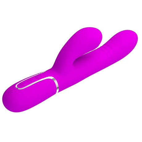 PRETTYLOVE Mariana Vibrator 4 в 1 – силиконов, фуксия