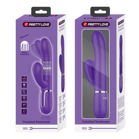 PRETTYLOVE Mariana Vibrator 4 в 1 – силиконов мултифункционален вибратор