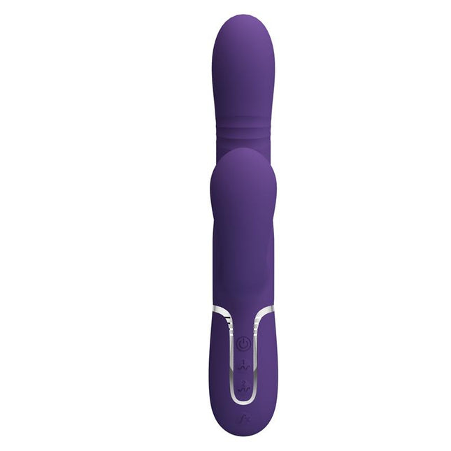 PRETTYLOVE Mariana Vibrator 4 в 1 – силиконов мултифункционален вибратор