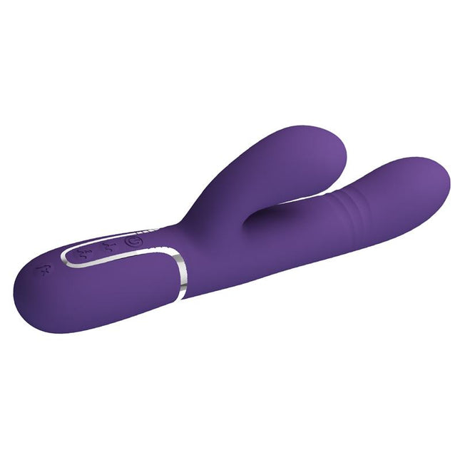 PRETTYLOVE Mariana Vibrator 4 в 1 – силиконов мултифункционален вибратор