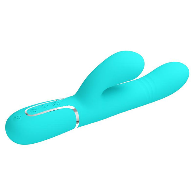 PRETTYLOVE Mariana Vibrator 4 в 1 – многофункционален силиконов стимулатор