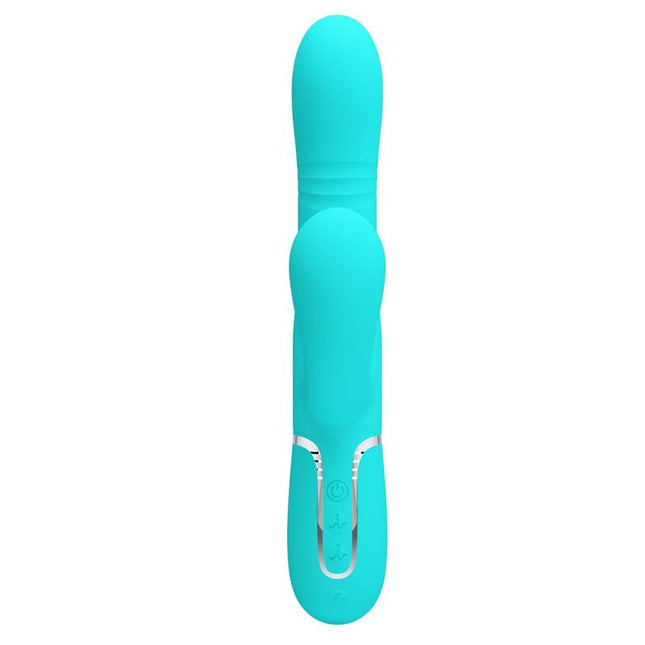 PRETTYLOVE Mariana Vibrator 4 в 1 – многофункционален силиконов стимулатор