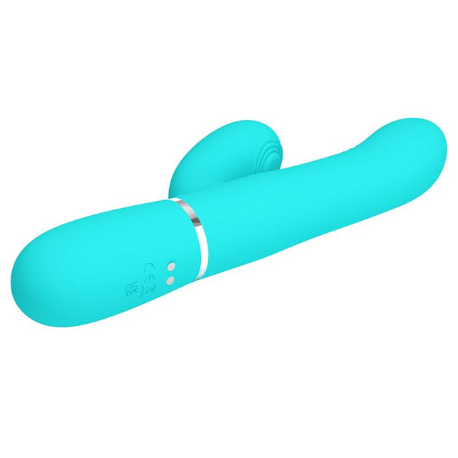PRETTYLOVE Mariana Vibrator 4 в 1 – многофункционален силиконов стимулатор