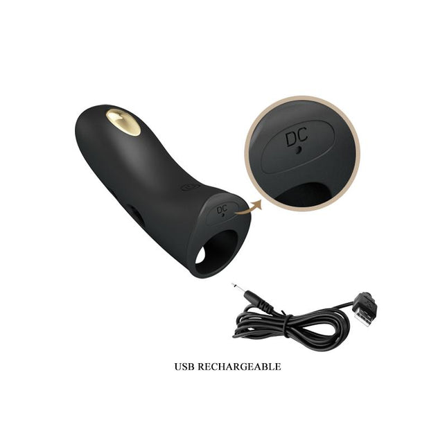 PRETTYLOVE Marico Finger Sleeve – пръстен с електростимулация и вибрация