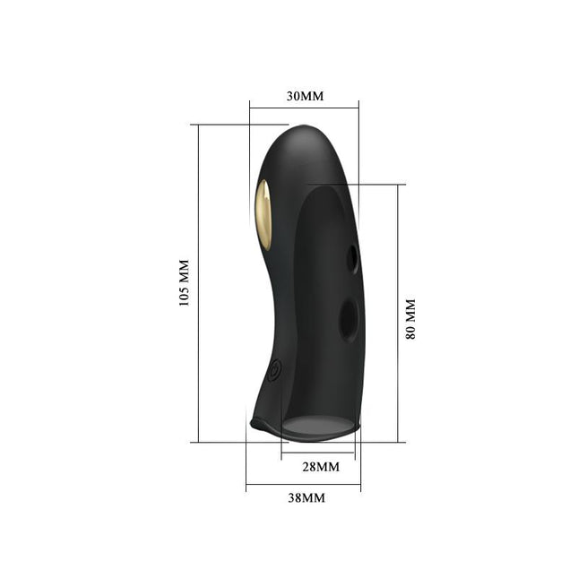 PRETTYLOVE Marico Finger Sleeve – пръстен с електростимулация и вибрация