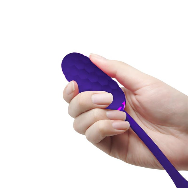 PRETTYLOVE Marina Vibrating Egg Violet – вибриращо яйце с 12 режима