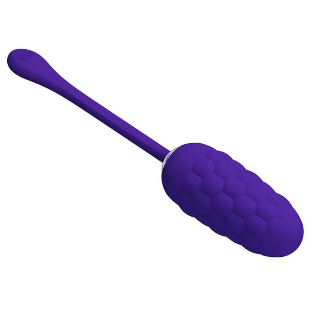 PRETTYLOVE Marina Vibrating Egg Violet – вибриращо яйце с 12 режима