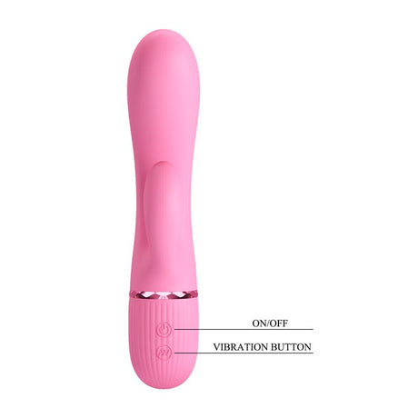 PRETTYLOVE Marski – вибратор с Rabbit стимулатор и 10 режима, розов