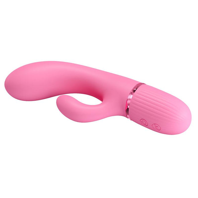 PRETTYLOVE Marski – вибратор с Rabbit стимулатор и 10 режима, розов