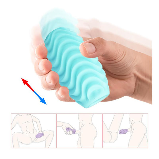 PRETTYLOVE Masturbating Sleeve Attractive – мека текстурирана мастурбатор ръкавка