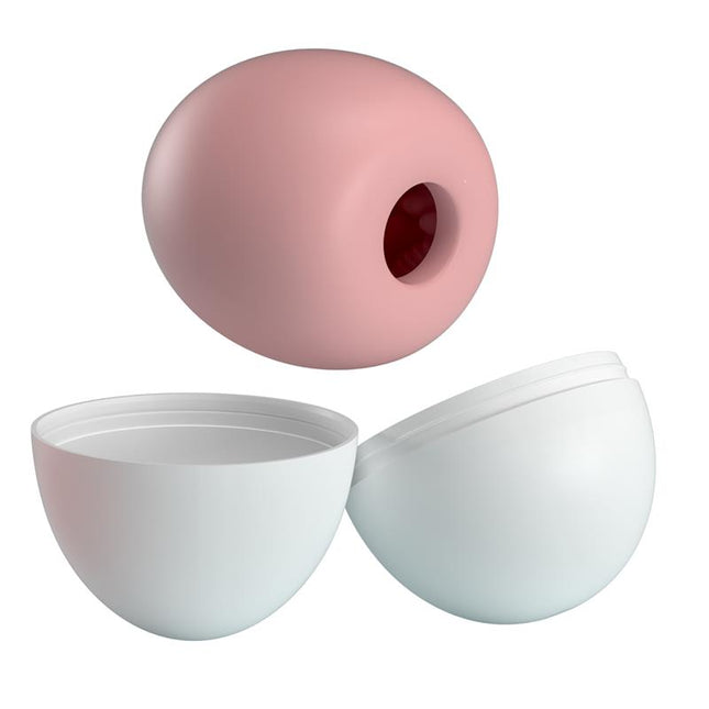 PRETTYLOVE Pleasure Egg I Pink – гъвкав мастурбатор за комфортно усещане