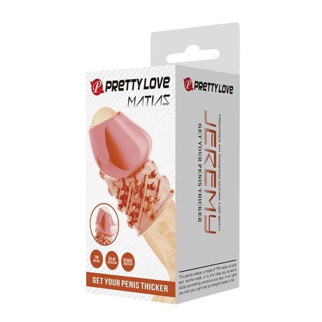 PRETTYLOVE Matias – пенис ръкав от еластичен TPR