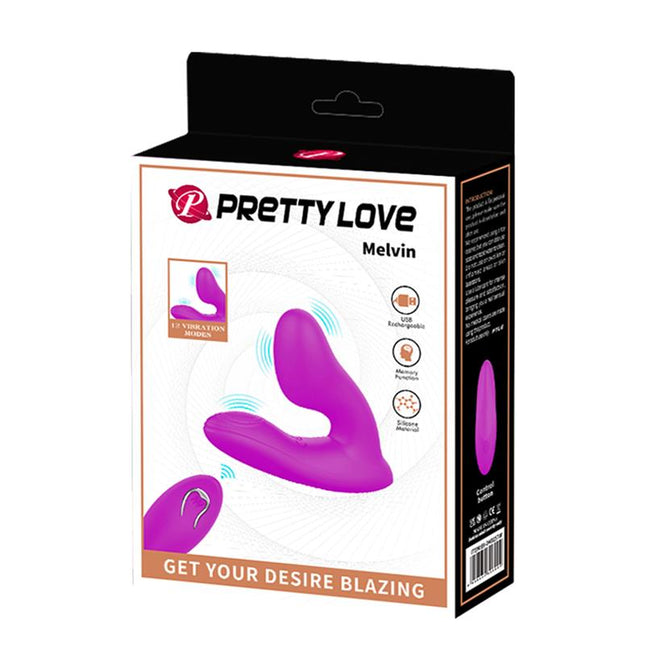 PRETTYLOVE Melvin – вибриращ анален плъг с дистанционно управление