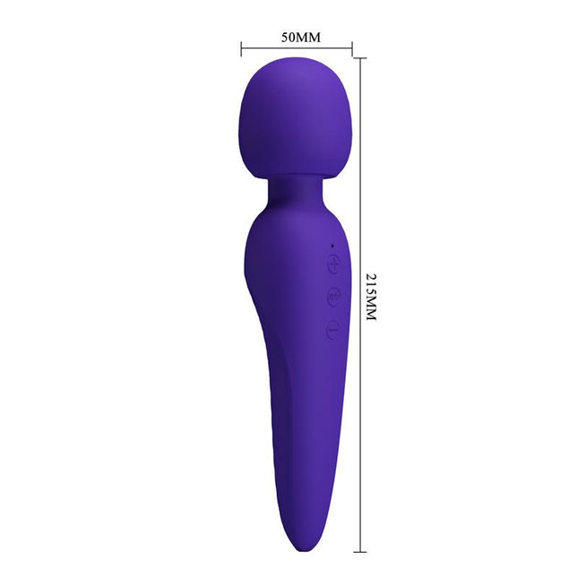 PRETTYLOVE Meredith Massager Wand Violet – мощен масажор с 5 скорости и 7 режима