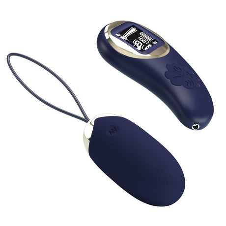 PRETTYLOVE Mina – вибриращо яйце с дистанционно и LED екран