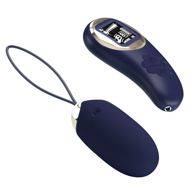 PRETTYLOVE Mina – вибриращо яйце с дистанционно и LED екран