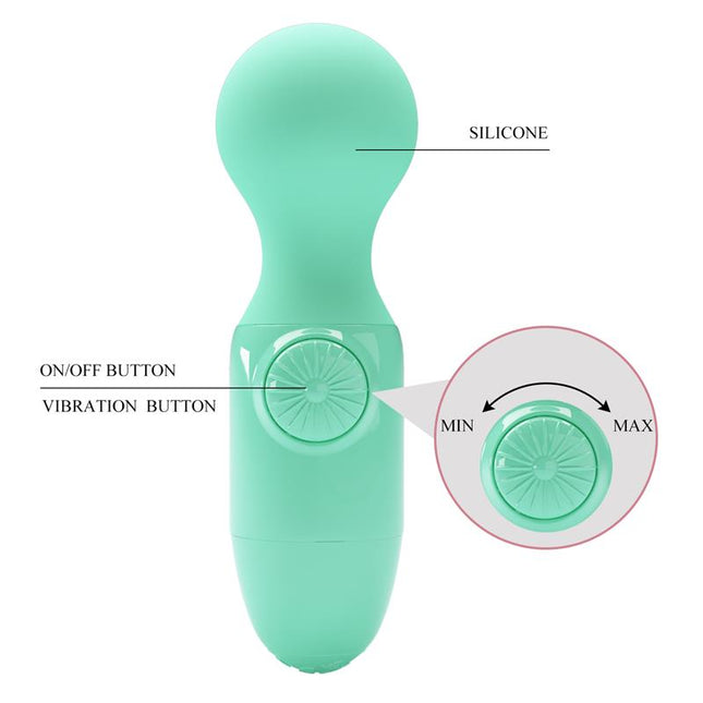PRETTYLOVE Mini Massager Little Cute Green – компактен и мощен вибратор