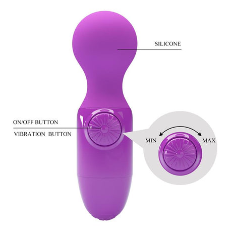 PRETTYLOVE Mini Massager Little Cute Purple – компактен и мощен вибратор