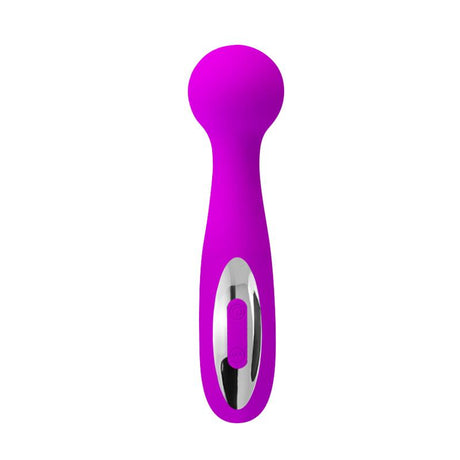 PRETTYLOVE Mini Massager Wade Purple – водоустойчив вибратор с 12 режима