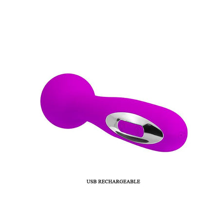 PRETTYLOVE Mini Massager Wade Purple – водоустойчив вибратор с 12 режима