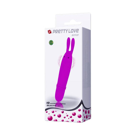 PRETTYLOVE Boyce – мини вибратор с 10 режима, лилав