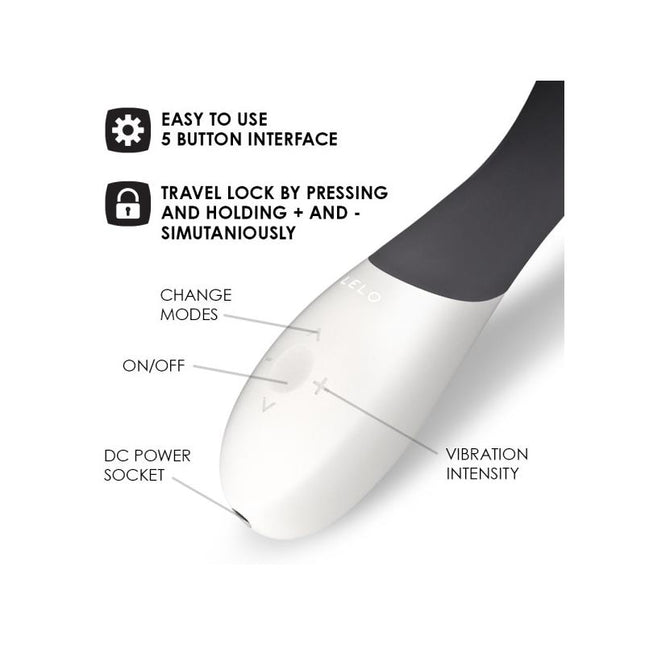LELO MONA WAVE Black – водоустойчив G-точка стимулатор с 10 вибрационни режима