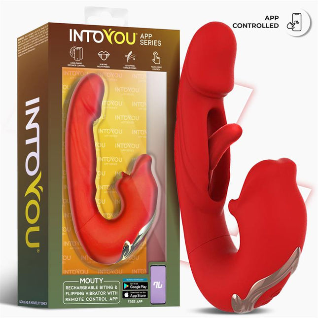 Intoyou® Mouty – Вибратор с двойна стимулация и апликация