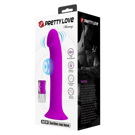 PRETTYLOVE Murray Vibe – вибратор с пулсиращи функции и вакуумна основа