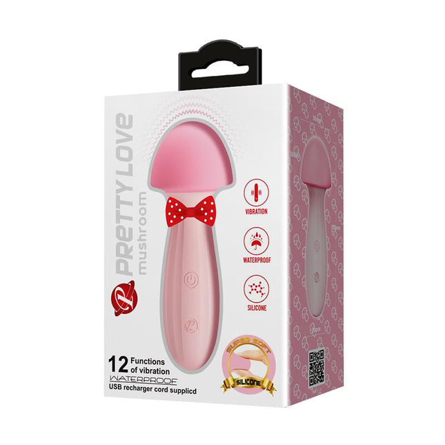 PRETTYLOVE Mushroom Vibe – компактен силиконов вибратор с 12 режима